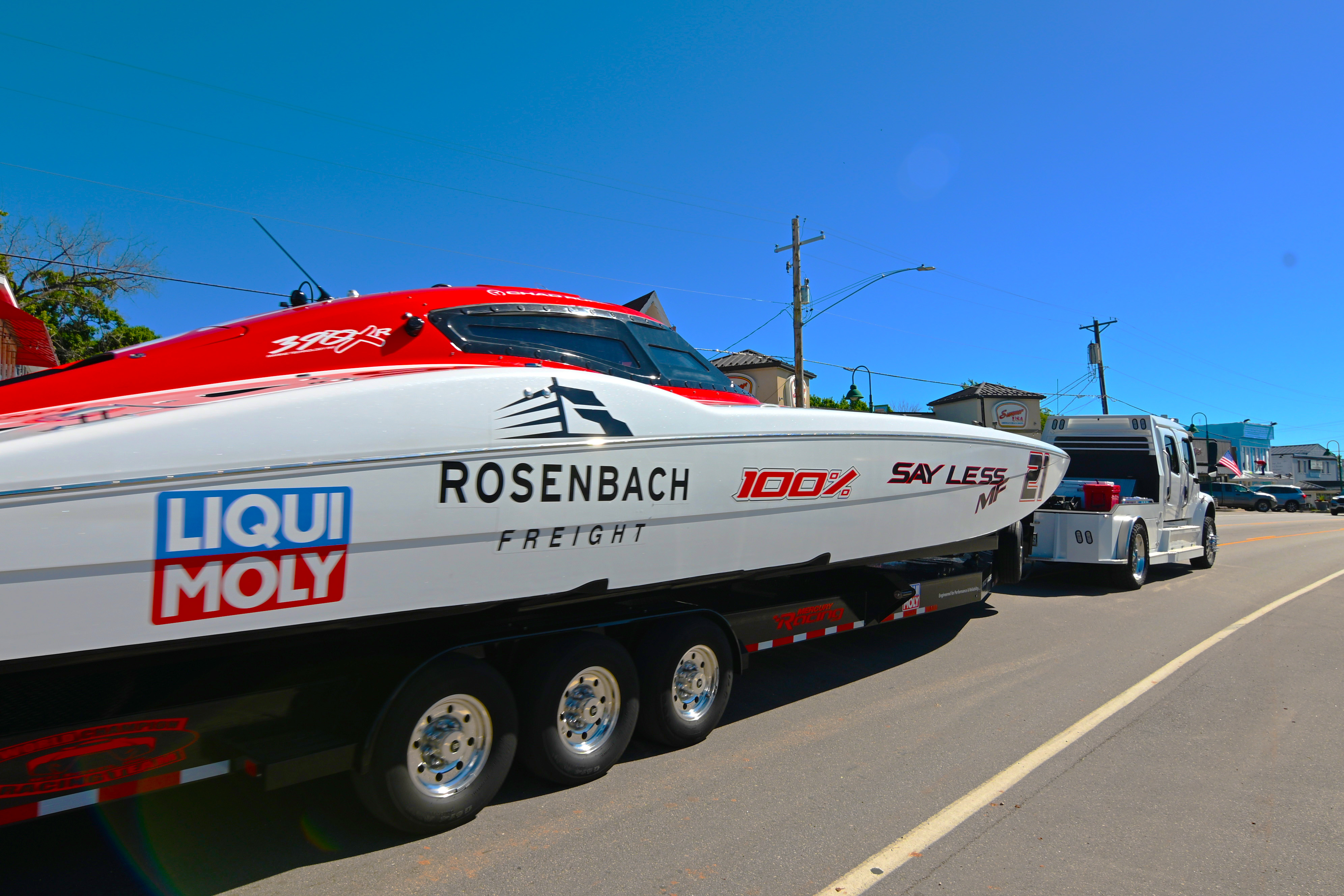 The races never fail to bring plenty of what the fans are really there for- big boats going very, very fast.